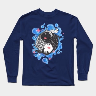 YIN YANG FISH,SYMBOL OF HARMONY Long Sleeve T-Shirt